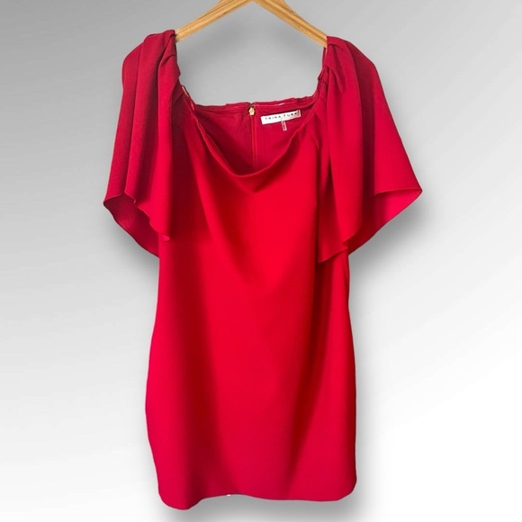 Trina Turk Zeal Off-The-Shoulder Cape.